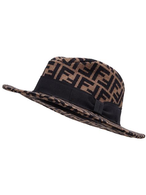 fendi fedora hat|Altro.